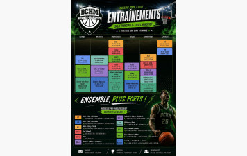 Planning entrainements